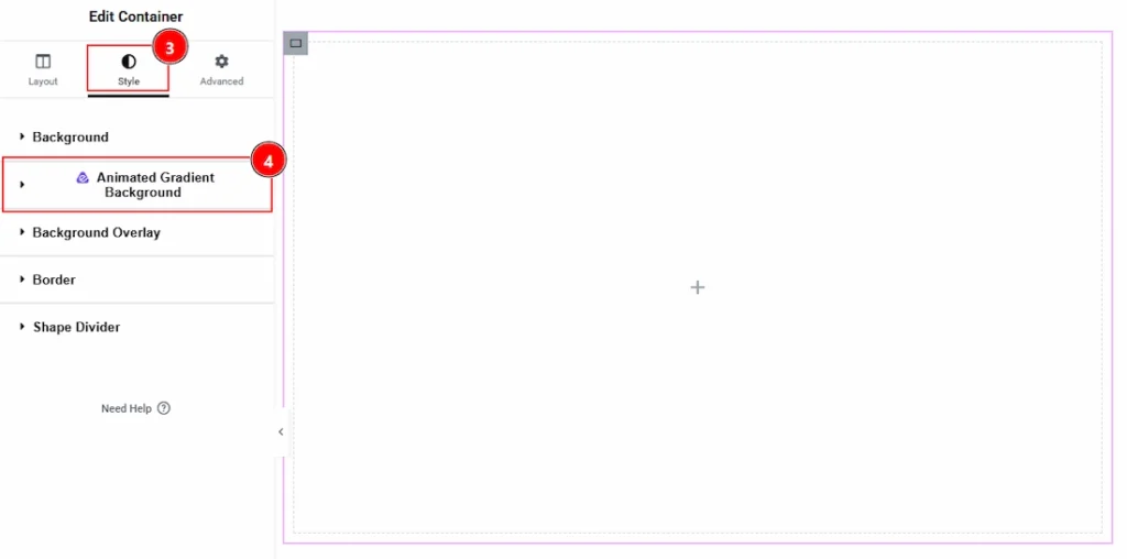 How To Use The Animated Gradient Background Extension By Atomic Elements - Place to Find the Animated Gradient Background Extension 02